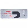 HP G4, G6, G4-1000, 250 G1, 630, 635, 650, 2000, CQ43, CQ57, CQ58 gyári billentyűzet (UK kiosztás, fekete)