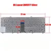 Dell Inspiron 1318, 1415, 1420, 1520, 1521, 1525, 1526, 1530, 1540, 1545, Vostro 1400, 1500 gyári billentyűzet (UK kiosztás, ezüst)