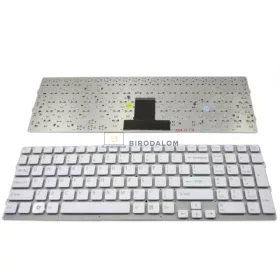   Sony Vaio VPC-EB, PCG-61511T, PCG-71312M, E15, S15, F219, F24, EE, EH, EL, CB gyári billentyűzet (US kiosztás, fehér)
