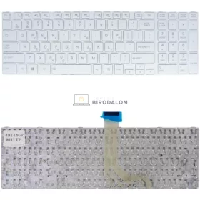   Toshiba Satellite C50, C50-A, C55, C55-A, C55D, C55T, C50D-A gyári billentyűzet, fehér (GR kiosztás)