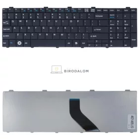   Fujitsu Lifebook A530, A531, AH530, AH531, AH512, NH571, NH751 gyári billentyűzet (US kiosztás, fekete)