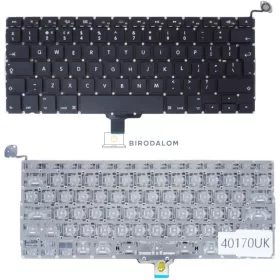   Apple MacBook Pro 13 A1278 gyári billentyűzet (UK kiosztás), fekete