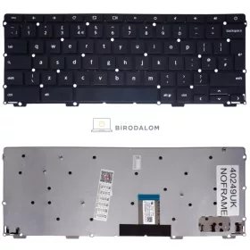   Toshiba Chromebook CB30-A, CB30-B, CB35-A, CB35-B, CB35-C, Chromebook 2 CB30-B007 gyári billentyűzet (UK kiosztás, fekete, keret nélkül)