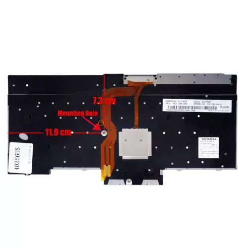 Lenovo ThinkPad L430, L530, T430, T430S, T430i, T530, W530, X230 gyári billentyűzet (US kiosztás)