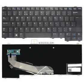   Dell Latitude 14 5000, Latitude E5440 gyári billentyűzet (UK kiosztás, fekete)