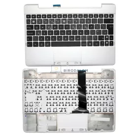   Asus Transformer Pad TF300T, TF300TL-B1-BL gyári billentyűzet palmresttel (UK kiosztás, ezüst)