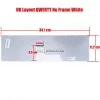 Toshiba Satellite L50-B, L50-C, L50D-B, C55-C, L55-C gyári billentyűzet (UK kiosztás, fehér)