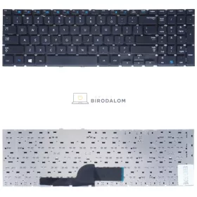   Samsung NP270E5E, NP300E5E, NP350E5C, NP355V5C, NP365E5C, NP550P5C gyári billentyűzet, fekete (US kiosztás, keret nélkül)