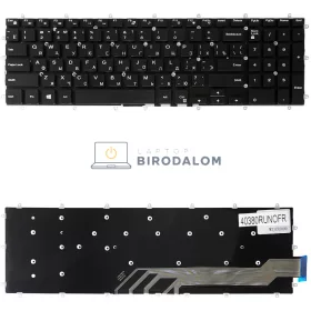  Dell G3 3500, G3 3590, G5 5500 gyári billentyűzet (RU kiosztás), fekete