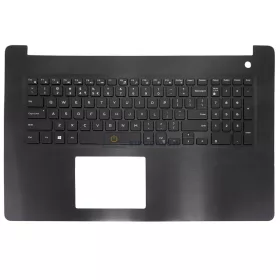   Dell Inspiron 17 5770, Inspiron 17 5775 gyári billentyűzet palmresttel (US kiosztás, háttérvilágítással, fekete)