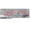 Fujitsu E554, E556, E557, E753, E754, E756 gyári billentyűzet pointerrel (US kiosztás), fekete