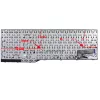 Fujitsu Lifebook E554, E556, E557, E753, E754, E756 gyári billentyűzet (US kiosztás)