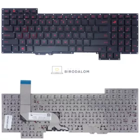   Asus ROG G751, G751J, G751JL, G751JM, G751JT, G751JY gyári billentyűzet (US kiosztás, keret nélkül, piros háttérvilágítás)