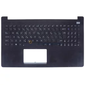   Asus X502, X502C, X502CA gyári billentyűzet palmresttel (GR kiosztás, fekete)