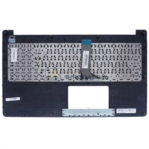 Asus X502, X502C, X502CA gyári billentyűzet palmresttel (GR kiosztás, fekete)