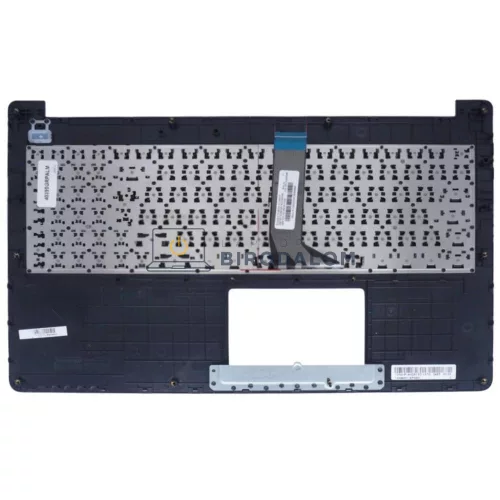 Asus X502, X502C, X502CA gyári billentyűzet palmresttel (GR kiosztás, fekete)