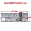 HP Envy 15-J, 15T-J, 15Z-J, 17-J, 17T-J, 17Z-J gyári billentyűzet (US kiosztás, ezüst kerettel)