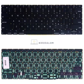   Apple MacBook Pro 13" A1708 Late 2016, Mid 2017 gyári billentyűzet (US kiosztás), fekete