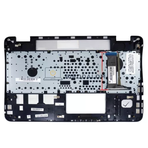 Asus G771, N551JX, G552V, GL752VW gyári palmrest billentyűzettel (GR kiosztás, ezüst, háttérvilágítá