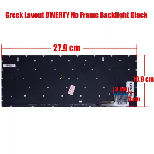 Samsung 730U3E, NP730U3E, 740U3E, NP740U3E gyári billentyűzet (GR kiosztás, háttérvilágítással)