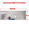 Lenovo Yoga 2 13, A2-13, Yoga 3 14, E31-70, E31-80, U31-70, 500S-13ISK, 700-14 gyári billentyűzet (ES kiosztás, keret nélküli, fekete)