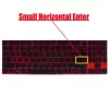 Lenovo Legion Y520-15IKB, Y720-15IKB, Y540-15IRH, Y530-15ICH, Yoga Y520, R720 gyári billentyűzet (US kiosztás, piros háttérvilágítással)