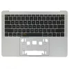 Apple MacBook Pro 13" A1708 gyári billentyűzet top case-szel (US kiosztás, háttérvilágítással, ezüst