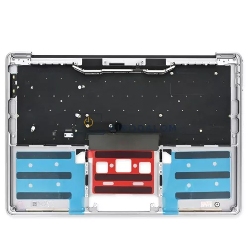Apple MacBook Pro 13" A1708 gyári billentyűzet top case-szel (US kiosztás, háttérvilágítással, ezüst