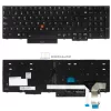 Lenovo ThinkPad E580, E585, E590, L580, L590, P52 gyári billentyűzet (ES kiosztás, háttérvilágítással, Pointer)
