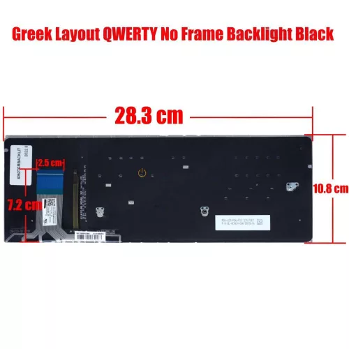 Asus ZenBook UX330CA, UX330CAK, UX330U, UX330UA, UX330UAK gyári billentyűzet (GR kiosztás, háttérvilágítással)