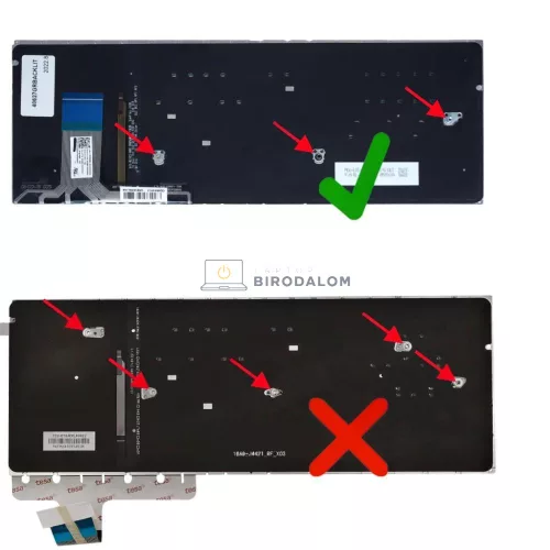 Asus ZenBook UX330CA, UX330CAK, UX330U, UX330UA, UX330UAK gyári billentyűzet (GR kiosztás, háttérvilágítással)