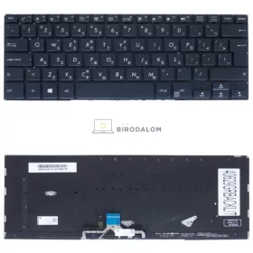   Asus ZenBook Flip 14 UX461U, UX461UA, UX461UN, UX461FA gyári billentyűzet (GR kiosztás, háttérvilágítással)