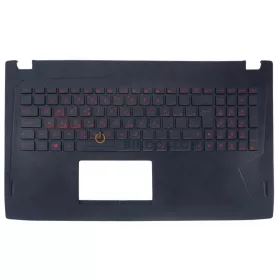 Asus ROG Strix GL502V, GL502VM, GL502VY, GL502VS, GL502VT gyári billentyűzet (GR kiosztás, háttérvil