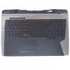 Asus ROG GX700V, GX700VO, G701VI, G701VO, G701VIK gyári billentyűzet palmresttel (GR kiosztás, hátté