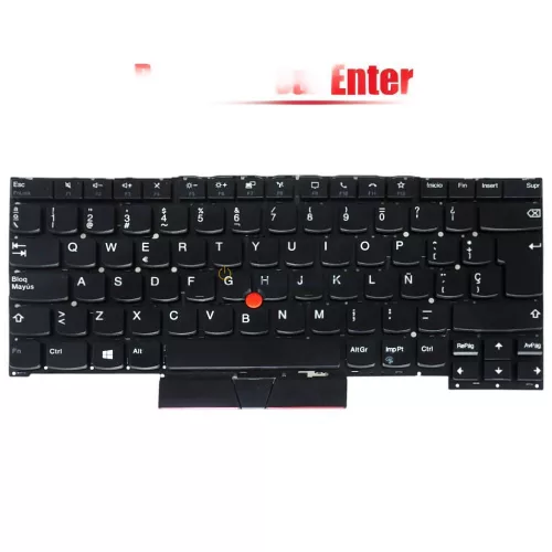 Lenovo ThinkPad T14s Gen 1, T490s, T495s, E480, E490, T490, L480, R480 gyári billentyűzet (ES kiosztás)