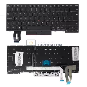 Lenovo ThinkPad E480 E485 E490 E495 L480 R480 T490 gyári billentyűzet (UK kiosztás, háttérvilágításs