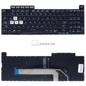   Asus TUF Gaming F15 FA506, FX506, F17 FX706, FA706 gyári billentyűzet (US kiosztás, háttérvilágítással)