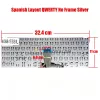 Asus X509 X509U X509FA X509DA X509BA A509 F509 M509 X515 gyári billentyűzet (ES – spanyol kiosztás), ezüst, keret nélkül