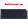 Dell XPS 15 9500, 9510, 9520, XPS 17 9700, 9710, 9720, Precision 5550, 5560, 5750, 5760 gyári billentyűzet (US kiosztás, háttérvilágítással, fekete, keret nélkül)