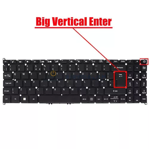 Acer Aspire 5 A515-43 A515-52G A515-55 Swift 3 SF315-51 SF315-52 gyári billentyűzet (UK kiosztás), fekete