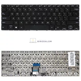   Asus ExpertBook P2451, P2451FA, P2451FB, P2451F gyári billentyűzet (US kiosztás, keret nélkül, fekete)