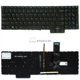   Lenovo IdeaPad Gaming 3 15IMH05, 3 15ARH05, 3i 15", 3-15IHU6 gyári billentyűzet (US kiosztás, háttérvilágítással, kék)