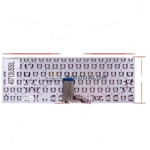 Asus Vivobook 15 X512, X512DA, X512FA, X512UA, S512FB, Y5200F gyári billentyűzet (US kiosztás, ezüst