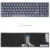 HP Pavilion 15-EG, 15-EH, 15-ER, 15-FC, 15-FD gyári billentyűzet (US kiosztás, háttérvilágítással, szürke)