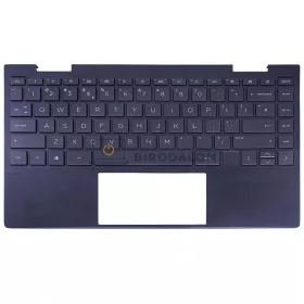 HP Envy x360 13-AY, 13Z-AY000, 13Z-AY100 gyári billentyűzet palmresttel (US kiosztás, háttérvilágítá