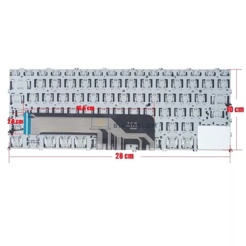 Lenovo IdeaPad 5 14IIL05, 5 14ITL05, Flex 5 14ARE05, Flex 5 14IIL05 gyári billentyűzet (US kiosztás, szürke)