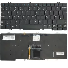 Dell Latitude 7290, 7280, 7380, 7389, 7390, 5289, 5290, 5280, 5380 gyári billentyűzet (UK kiosztás, 