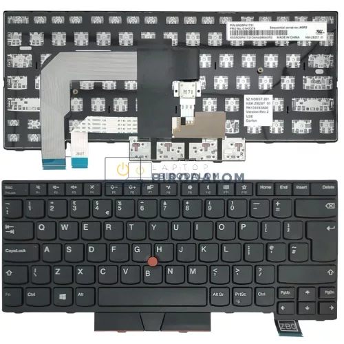 Lenovo ThinkPad T470, T480, A475, A485 gyári billentyűzet (UK kiosztás, pointer)