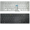 Asus VivoBook S530, S530UA, S530UN, S530FA, S5300F, S5300FN gyári billentyűzet (US kiosztás, fekete)