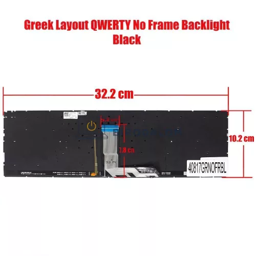 Asus Vivobook 15 Pro M3500 M3500Q M3500QC M6500 M6500QC M7600 gyári billentyűzet (GR görög kiosztás,